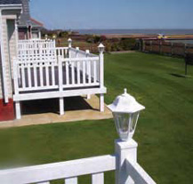 Static Caravan Verandas overlooking the sea