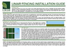 Liniar Fencing Installation Guide